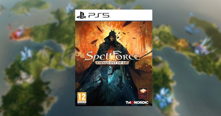 Promocja na pudełko Spellforce Conquest of Eo na PS5