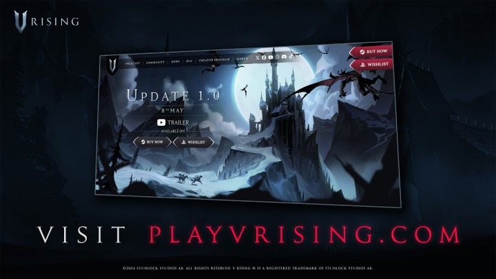 Gra V Rising na Steam dostępna za 103 zł w CDKeys. Tytuł opuści Early Access już za tydzień!