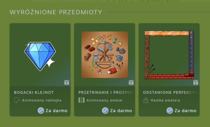 Odpicuj swój profil Steam! Odbierze cyfrowe bonusy za darmo ze Sklepu Punktów