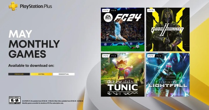 PlayStation Plus Essential na maj 2024