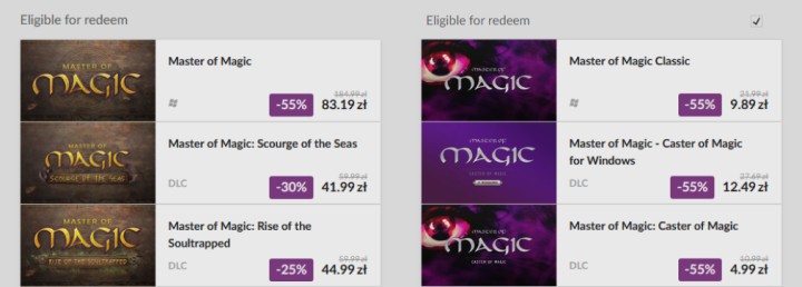 Promocja na Master of Magic w GOG.com. Rekordowy rabat na wersje Classic i Remake