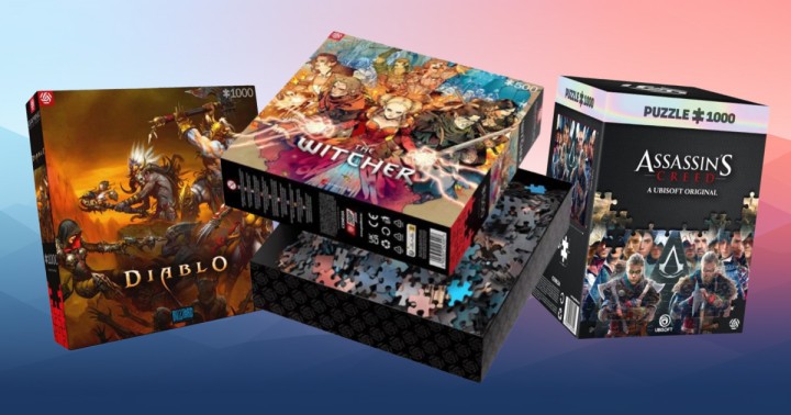 Puzzle Good Loot z gier tanio w Media Markt. Zestaw Wiedźmin (500 elementów) za 29 zł!