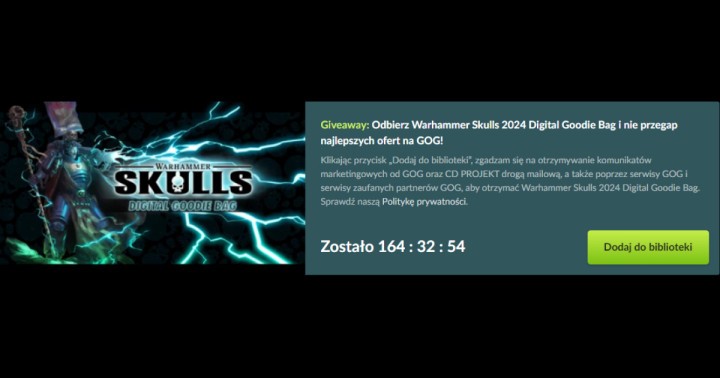 Zestaw Warhammer Skulls 2024 Digital Goodie Bag za darmo w sklepie GOG.com