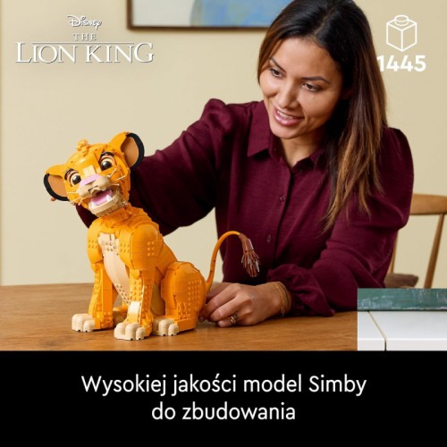 Zestaw klocków LEGO Disney Król Lew Młody Simba dostępny w przedsprzedaży od 579,99 zł