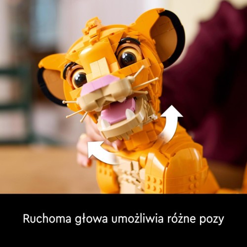 Zestaw klocków LEGO Disney Król Lew Młody Simba dostępny w przedsprzedaży od 579,99 zł