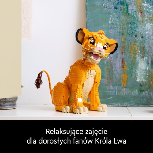 Zestaw klocków LEGO Disney Król Lew Młody Simba dostępny w przedsprzedaży od 579,99 zł