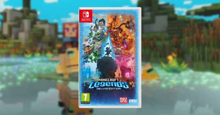 Promocja na Minecraft Legends na Nintendo Switch