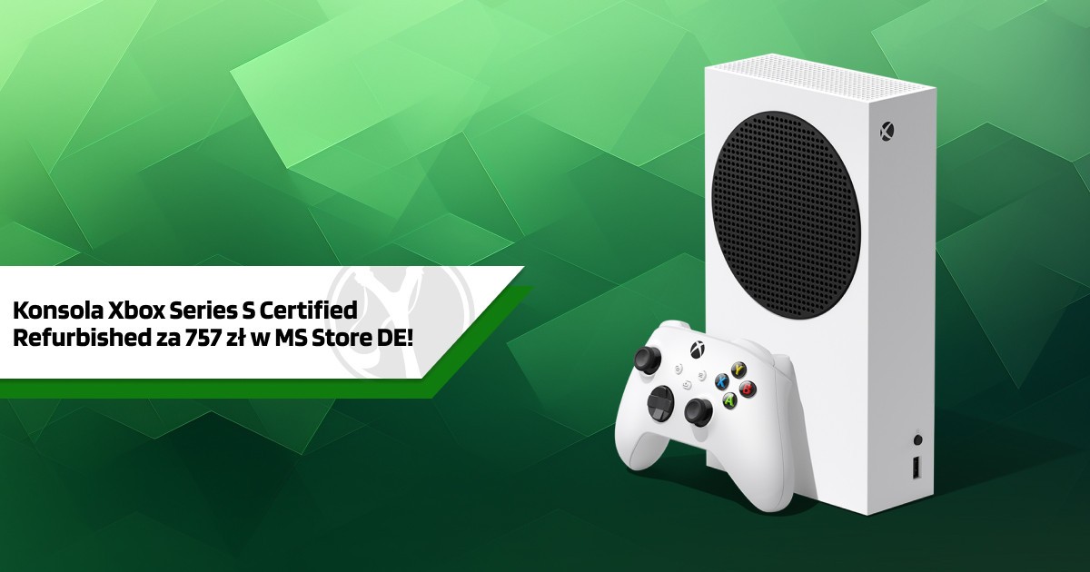 Konsola Xbox Series S Certified Refurbished za 757 zł w niemieckim