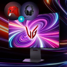 Monitor LG UltraGear (32_, OLED, 480 Hz) + pad Xbox i słuchawki Logitech za 5999 zł w x-kom