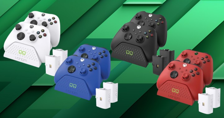 Podwójne stacja ładująca Venom padów Xbox + 2 akumulatorki już od 79,99 zł w Amazon PL