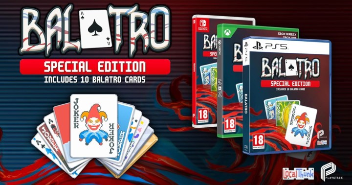 Preorder Balatro Special Edition dostępny w Amazon. Pudełko na konsole już za 147 zł!