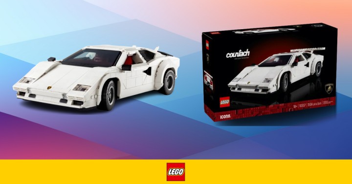 Preorder LEGO ICONS Lamborghini Countach (1506 elementów) za 779,99 w sklepie LEGO