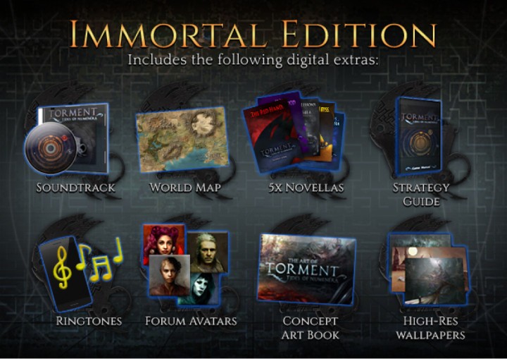 Promocja na Torment Tides of Numenera Immortal Editio