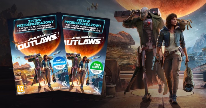 Zestaw przedsprzedażowy Star Wars Outlaws Edycja Specjalna dostępny w cenie 29,99 zł w Media Markt