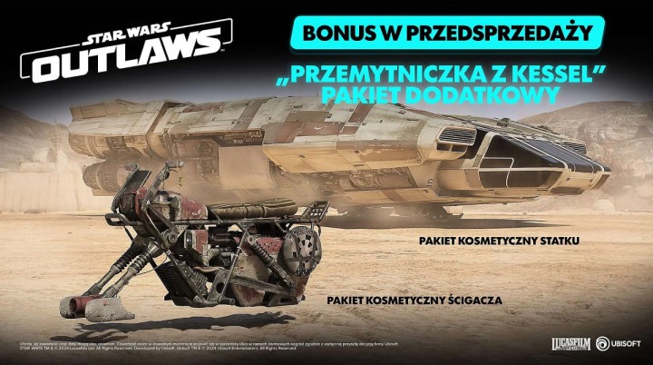 Zestaw przedsprzedażowy Star Wars Outlaws Edycja Specjalna dostępny w cenie 29,99 zł w Media Markt