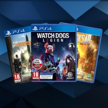 Zestaw trzech gier na konsole PlayStation