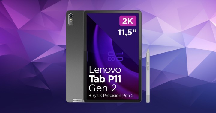 Tablet Lenovo Tab P11 Gen2 + rysik (11,5", 6/128GB)