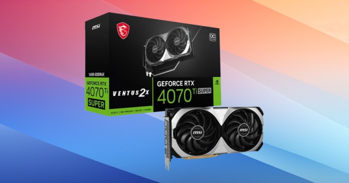 Karta graficzna MSI GeForce RTX 4070 Ti SUPER Ventus 2X OC