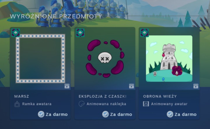 Odbierz zestaw dekoracji dla profilu Steam. Cyfrowe bonusy za darmo w Sklepie Punktów
