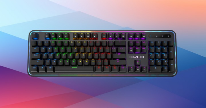 Pełnowymiarowy mechanik tanio w Media Expert. Klawiatura KRUX Comet RGB za jedyne 99 zł!