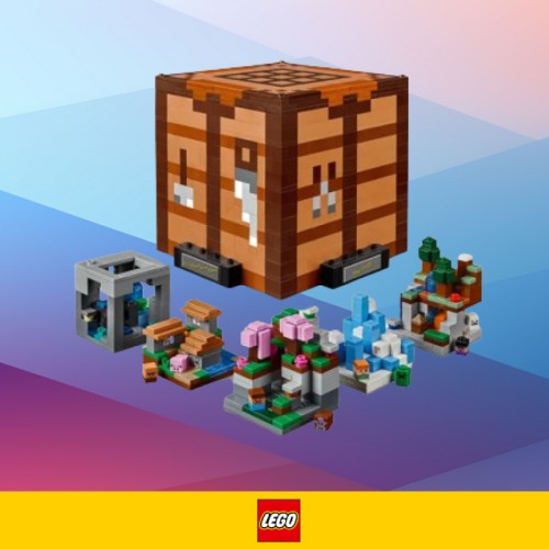 Preorder LEGO Minecraft Stół Warsztatowy (1195 elementów) dostępny za 348 zł na Allegro