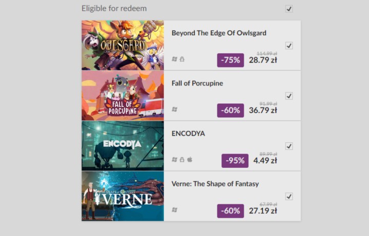 Promocja na gry z wciągającą fabułą w GOG.com. Zniżka dla subskrybentów newslettera