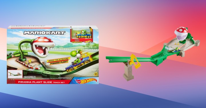 Zestaw Hot Wheels Mario Kart Piranha Plant + Mach 8 Yoshi za jedyne 63,81 zł w Amazon PL