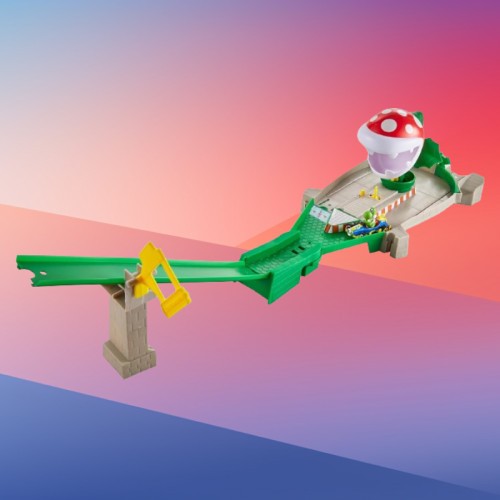 Zestaw Hot Wheels Mario Kart Piranha Plant + Mach 8 Yoshi za jedyne 63,81 zł w Amazon PL