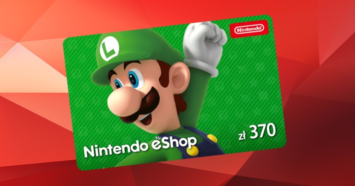 Promocja na kartę podarunkową 370 PLN do Nintendo eShop