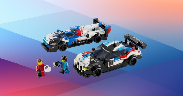 LEGO Speed Champions - Samochody wyścigowe BMW M4 GT3 & BMW M Hybrid V8