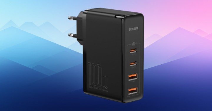 Ładowarka Baseus GaN 100W PD QC