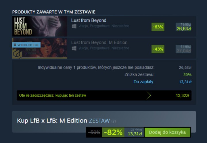 Lust from Beyond rekordowo tanie na PC! Wersja bez cenzury za jedyne 15 zł (-82%) na Steam