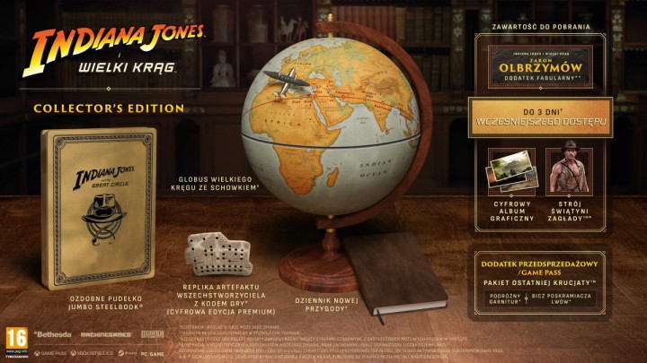 Preorder Indiana Jones i Wielki Krąg dostępny w Perfect Blue. Kolekcjonerka już od 829,99 zł