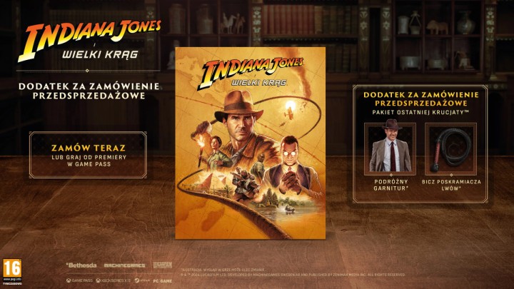 Preorder Indiana Jones i Wielki Krąg dostępny w Perfect Blue. Kolekcjonerka już od 829,99 zł