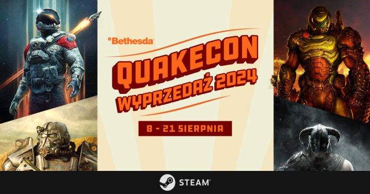 Wyprzedaż QuakeCon 2024 Sale oraz Oferta Weekendowa na Steam. DOOM (2016) za 16 zł!