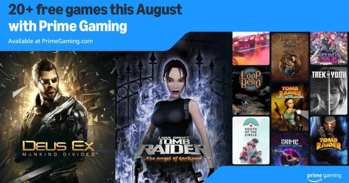 Oferta Amazon Prime Gaming w sierpniu