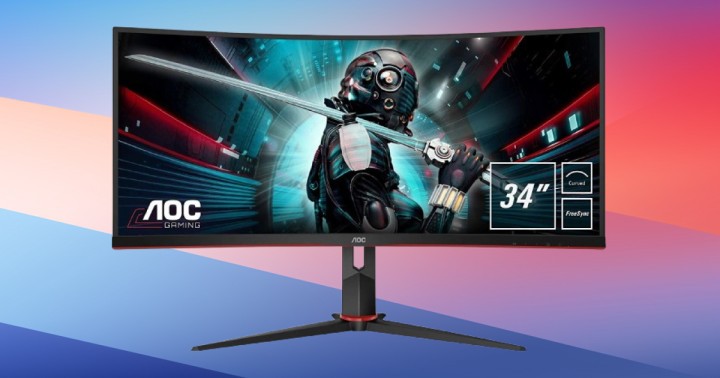 Monitor AOC G2 CU34G2 (34", 3440x1440 px, 100Hz, 1ms, curved)