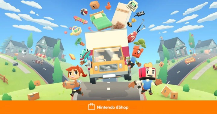 Gra Moving Out na Switcha tanio w Nintendo eShop. W promocji dostępne także dodatki DLC