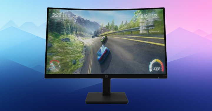Monitor HP X27c (27", FullHD, 165Hz, 1ms, Curved)
