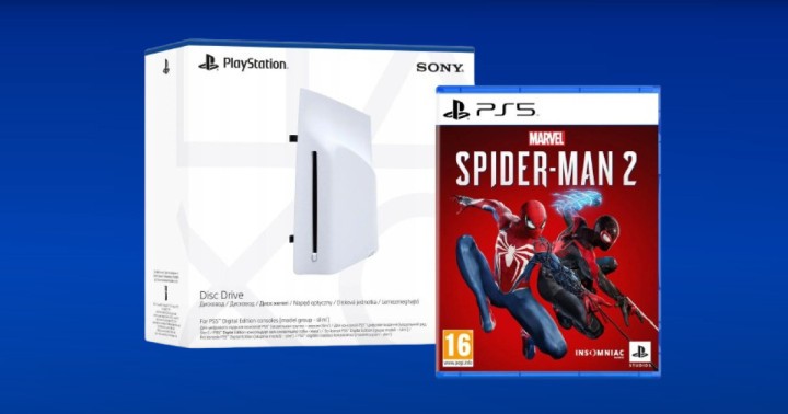 Przygotuj się na premierę PlayStation 5 Pro. Kup napęd Blu-ray z grą Spider-Man 2 za 799 zł