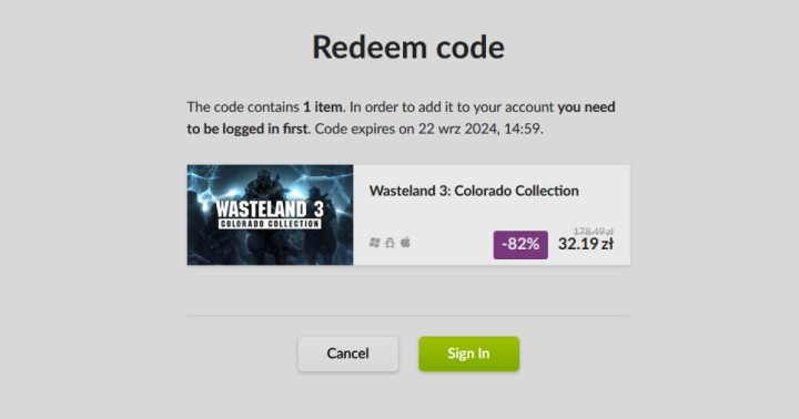 Rekordowa promocja na Wasteland 3 Colorado Collection! Gra dostępna za 32 zł w GOG.com