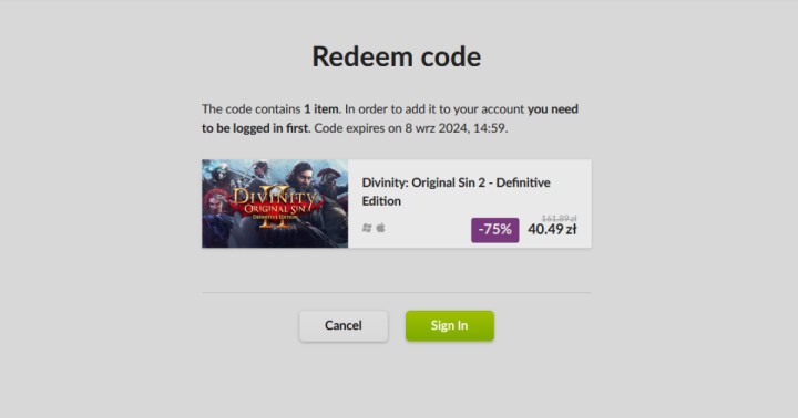 Rekordowo tanie Divinity Original Sin 2 Definitive Edition! Gra dostępna za 40,49 zł w GOG.com