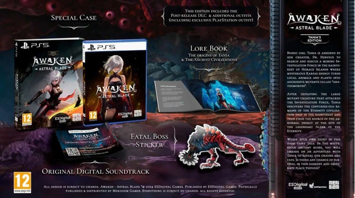 Preorder Awaken Astral Blade Tania's Edition
