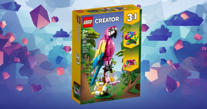 Promocja na LEGO Creator 3w1 Egzotyczna różowa papuga