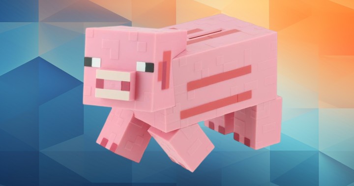 Promocja na skarbonkę Minecraft świnka