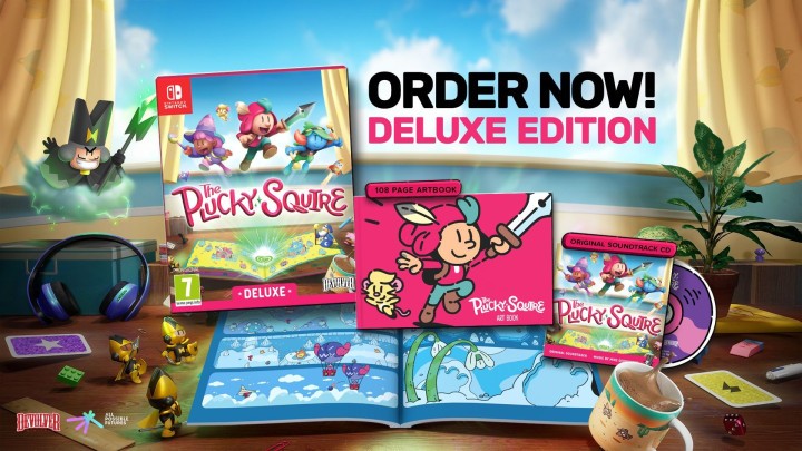 Zawartość The Plucky Squire Devolver Deluxe