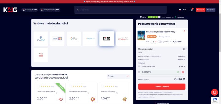 Gra No Man's Sky na PC za mniej niż 40 zł? Fenomenalna promocja na klucz Steam w K4G!
