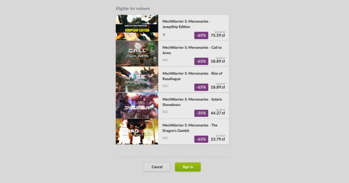 Limitowana promocja na MechWarrior 5 + DLC na GOG.com dla subskrybentów newslettera