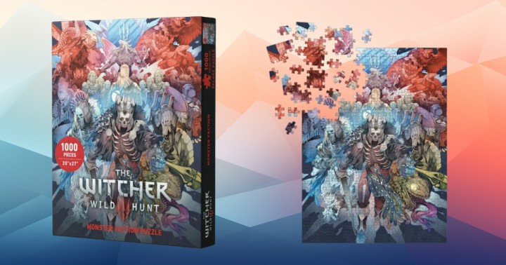 Promocja na puzzle Wiedźmin 3 w Amazon PL. Monster Faction (1000 elementów) za 54 zł!