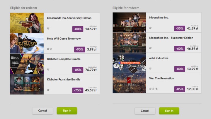 Świetna promocja zestaw Klabater Complete Bundle! 10 gier na PC za 76 zł w GOG.com